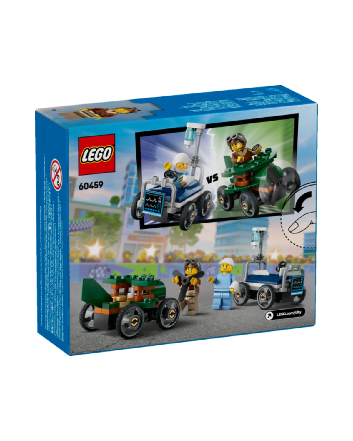 LEGO 60459 Racerbilpakke – fly mod hospitalsseng - LEGO City