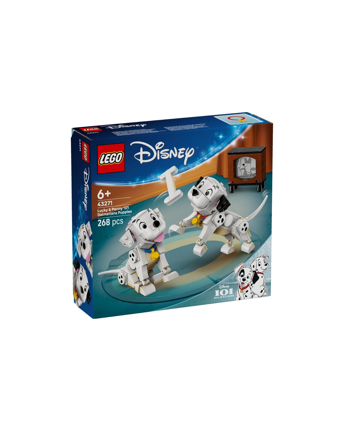 LEGO 43271 Hvalpene Lucky og Penny fra 101 dalmatinere