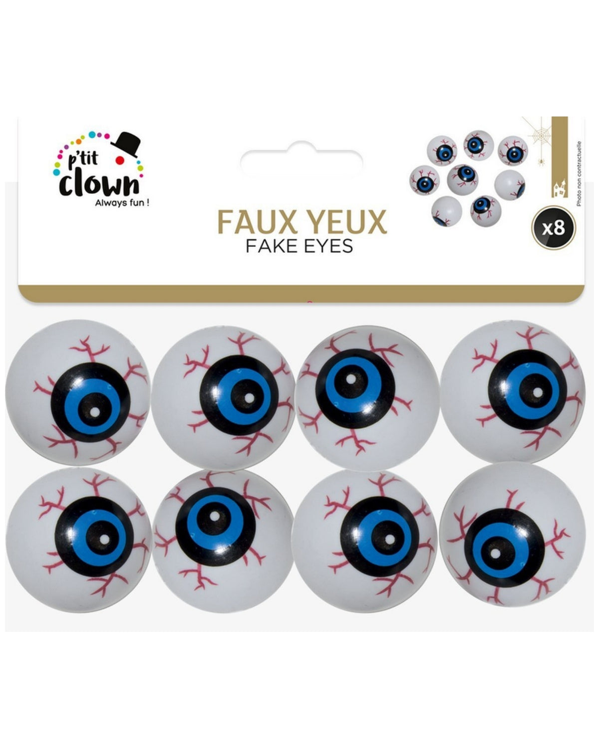 Plastic eyes 8 pcs.