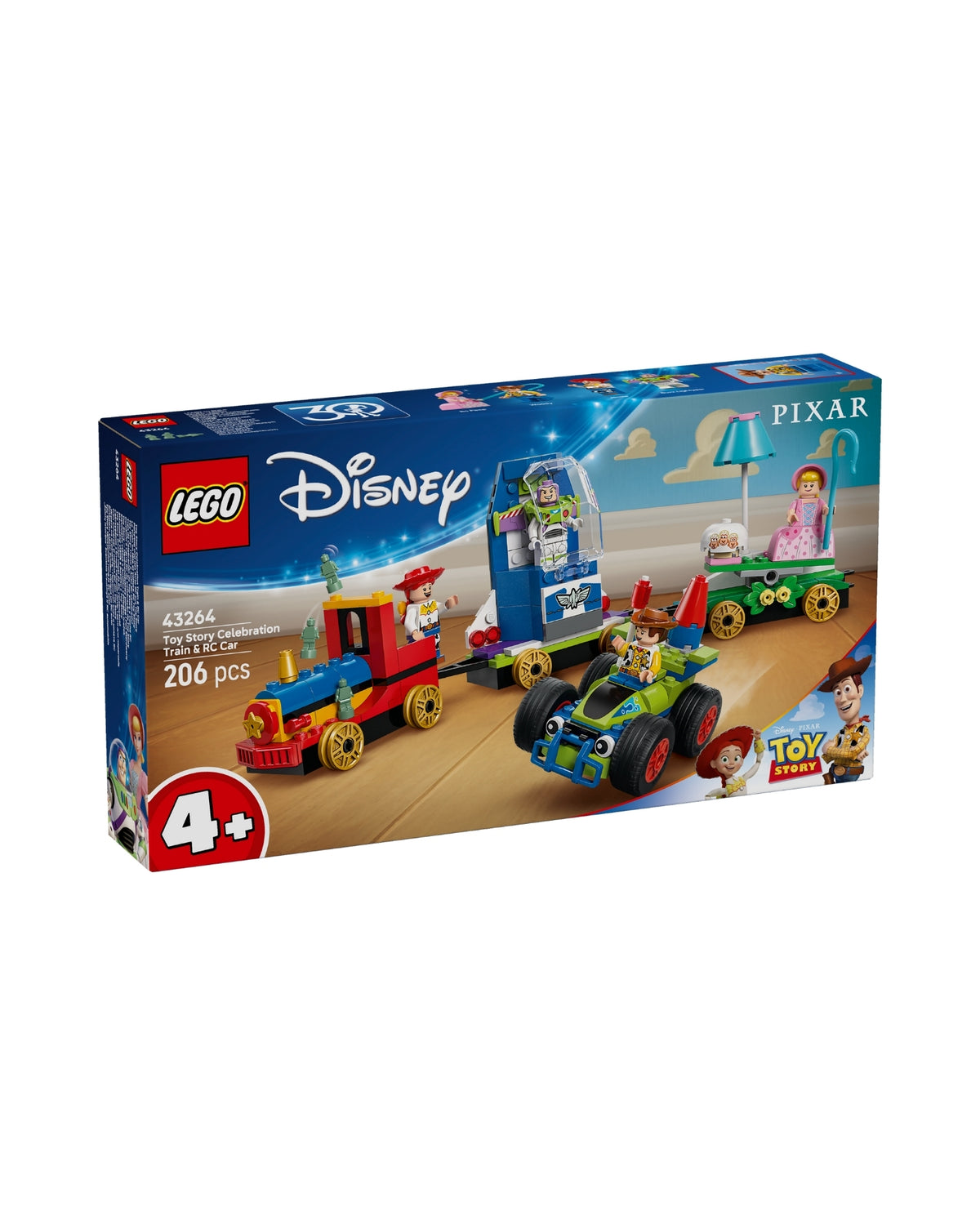 LEGO 43264 Toy Story-Fejring: Tog og fjernstyret bil