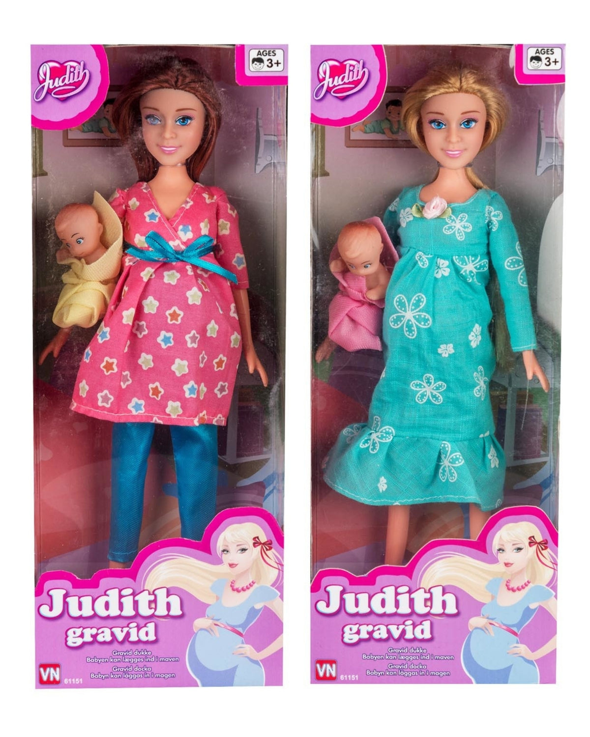 Judith pregnant with baby