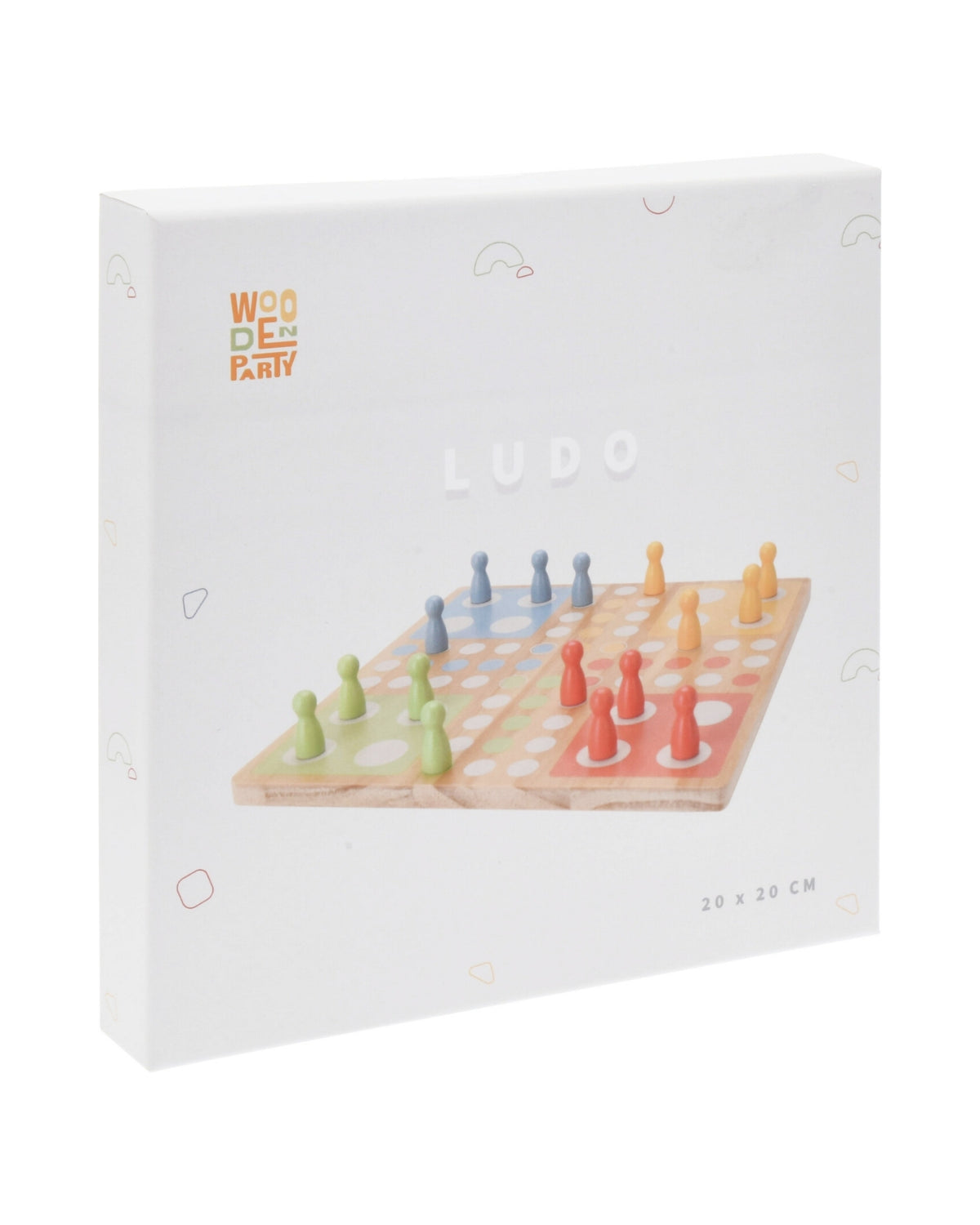 Ludo brætspil i træ