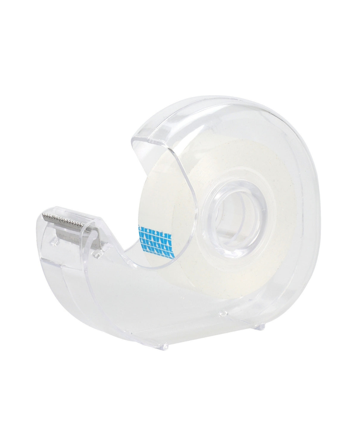 Tape i gennemsigtig holder – 30 meter x 18 mm