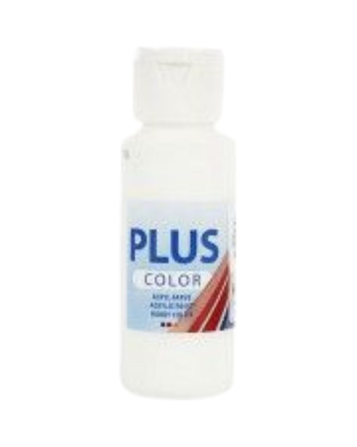 Hobbymaling acryl - hvid 60 ml. Vandbaseret