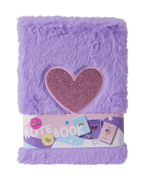 Notesbog A5 med plys cover – 3 design