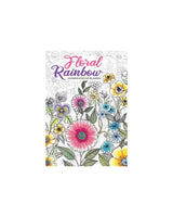 Malebog A4 Floral Rainbow 32 sider