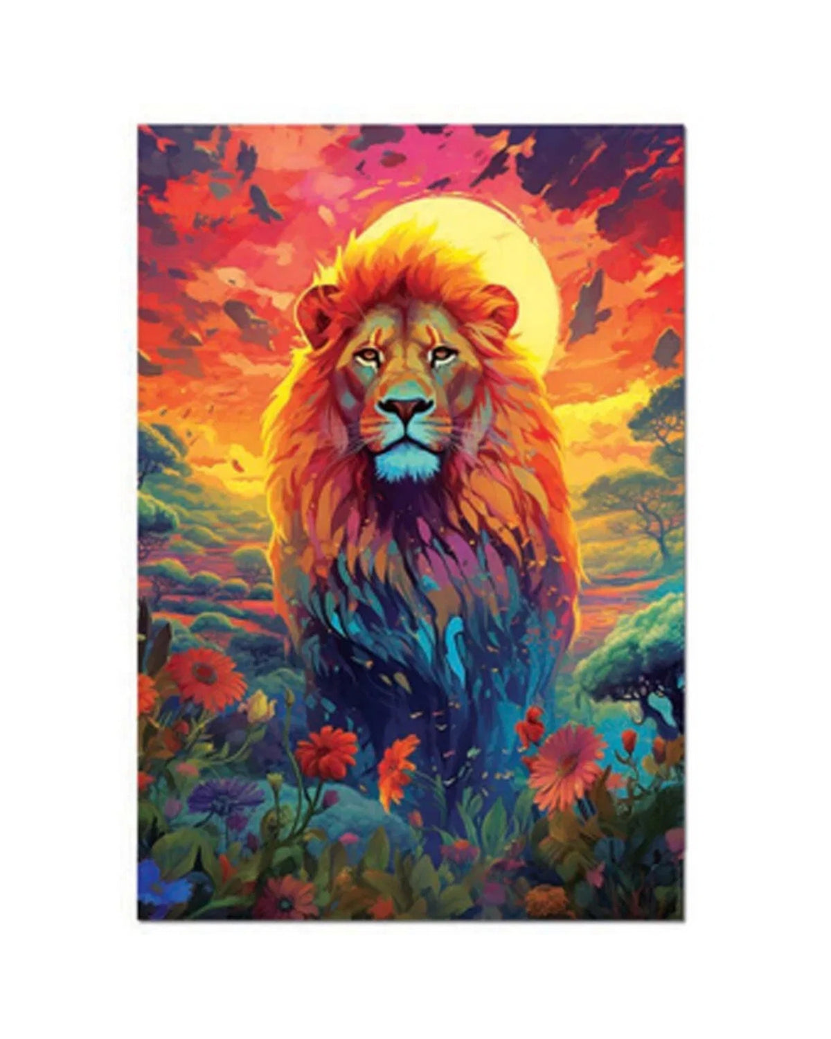 Educa 500 Majestic Lion Stare