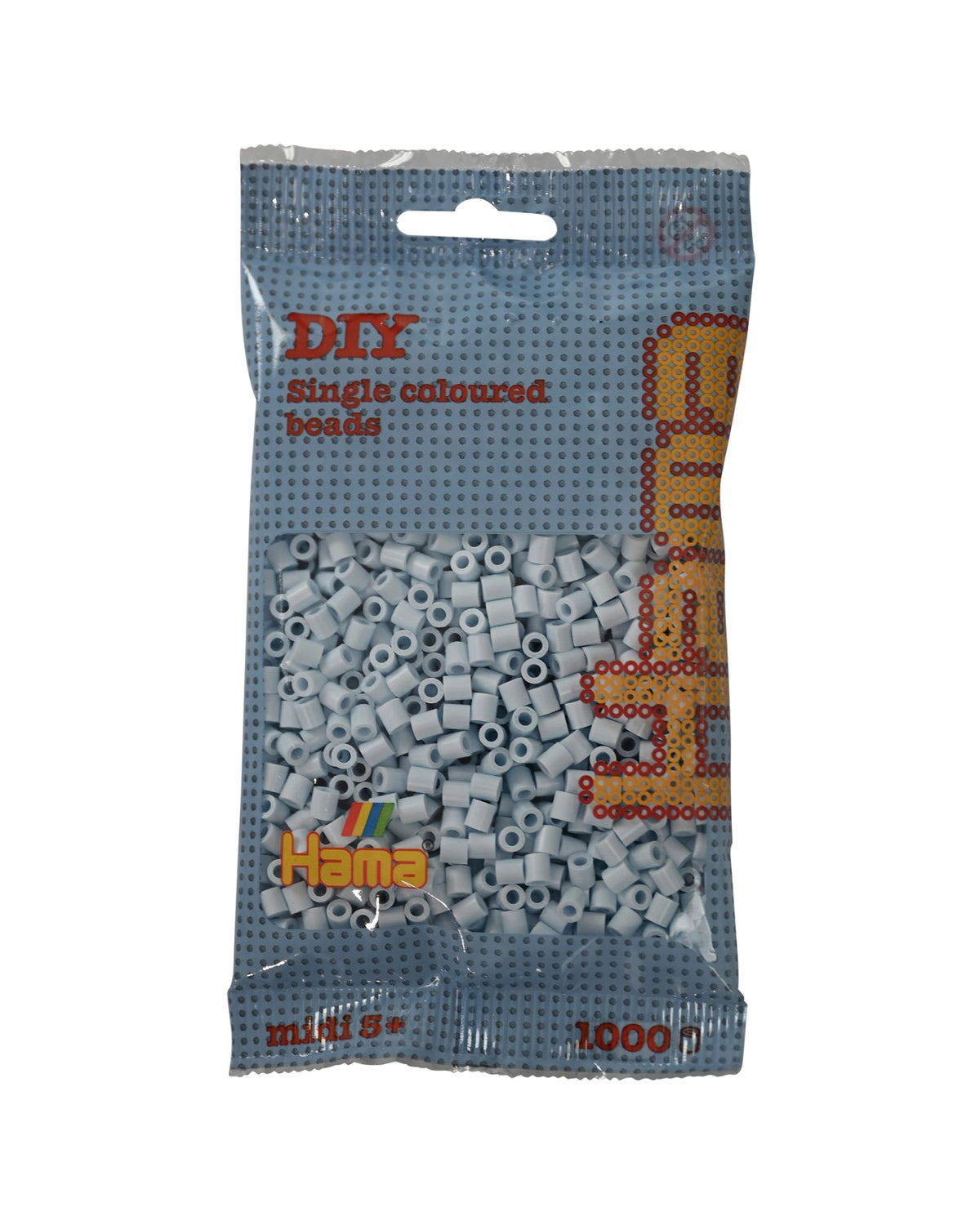 Hama perler 1000 stk  - (207-120) Støvet blå