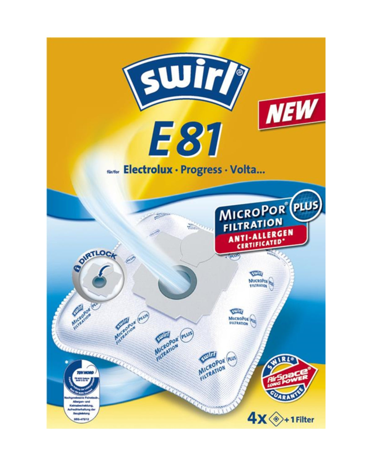 Støvsugerposer SWIRL E81