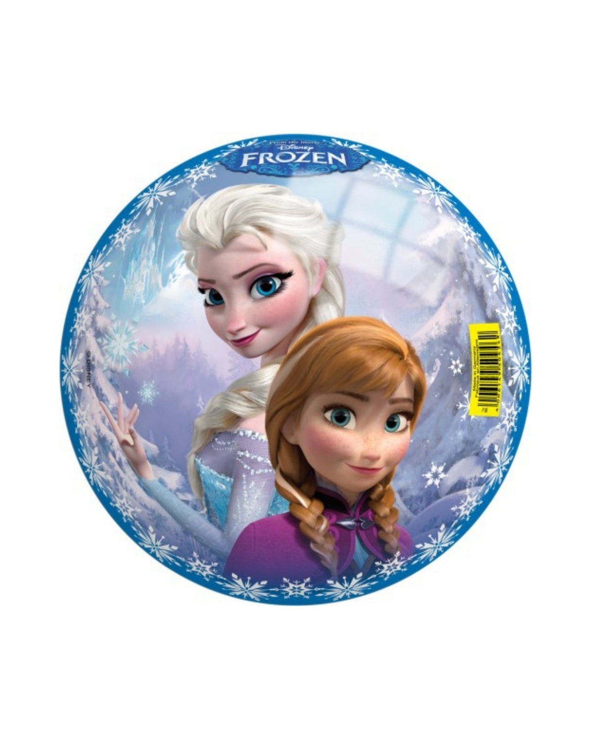 Bold i plast med motiv 1 stk - Frozen