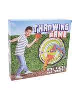 Throwing game with 4 axes and target