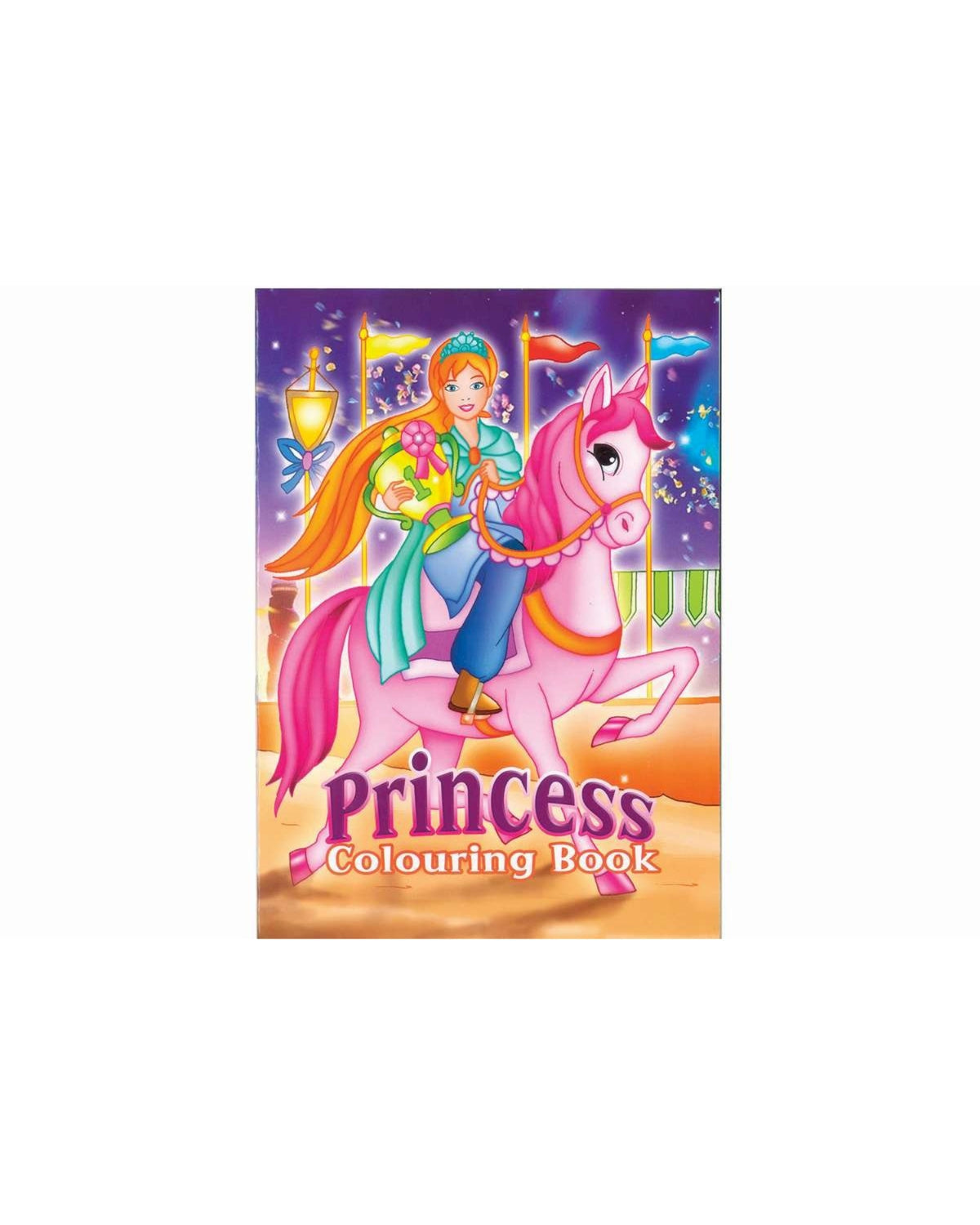Malebog A4 Princess & Horse 16 sider