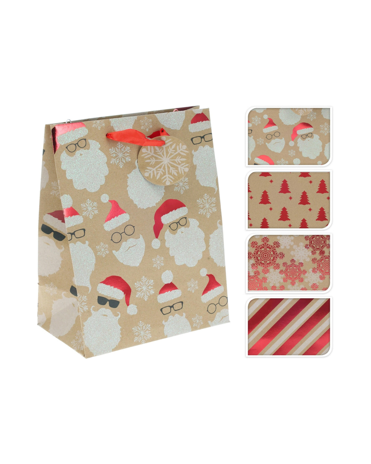 Gavepose medium juledesign 1stk
