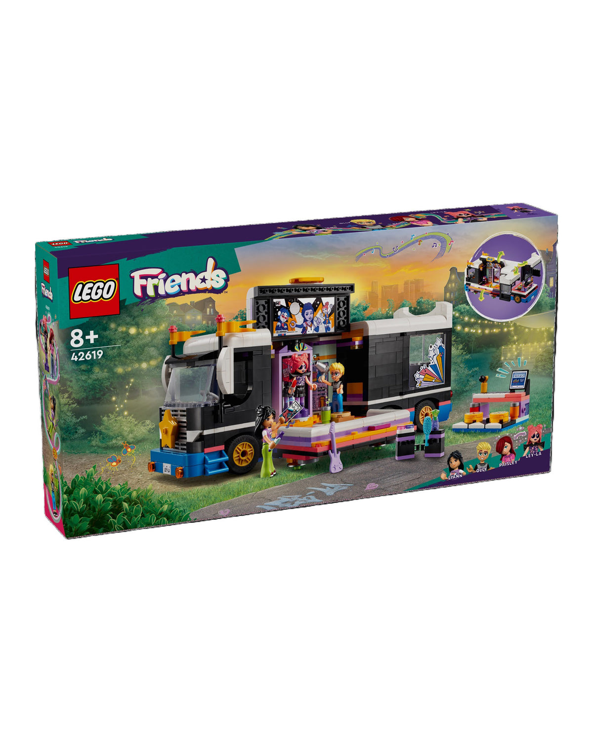 LEGO 42619 Popstjerne-turnébus - Friends