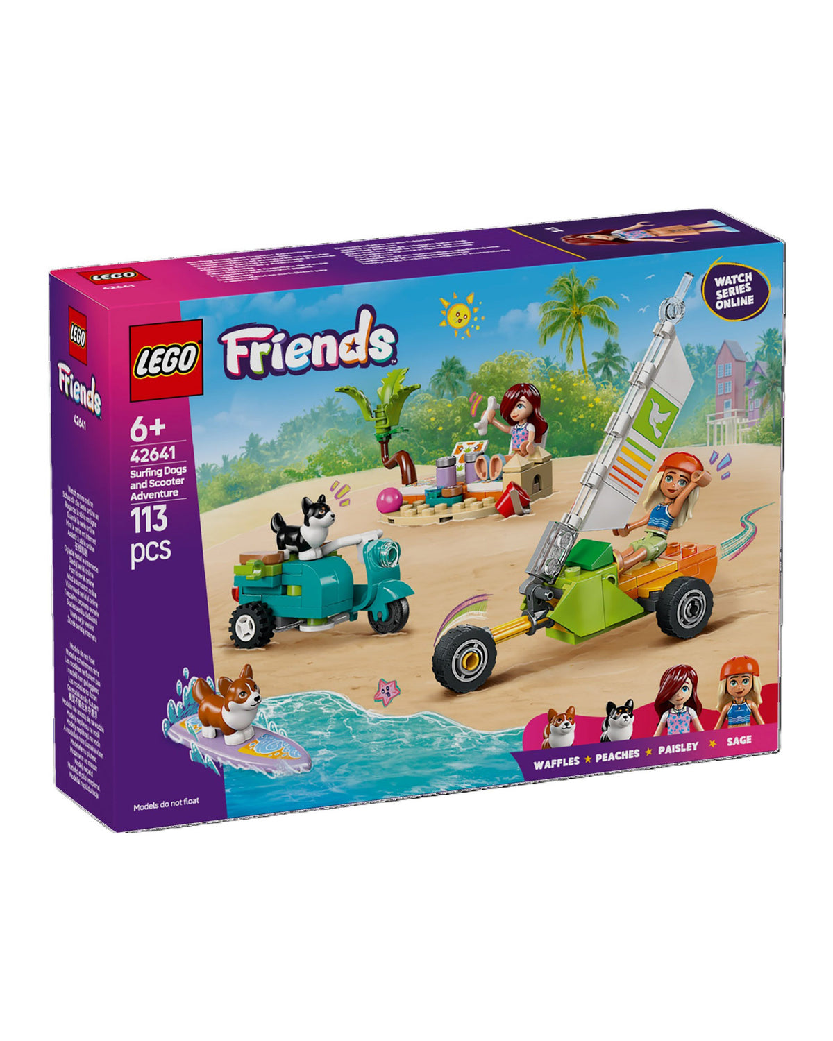 LEGO 42641 Eventyr med surfende hunde og scooter - Friends