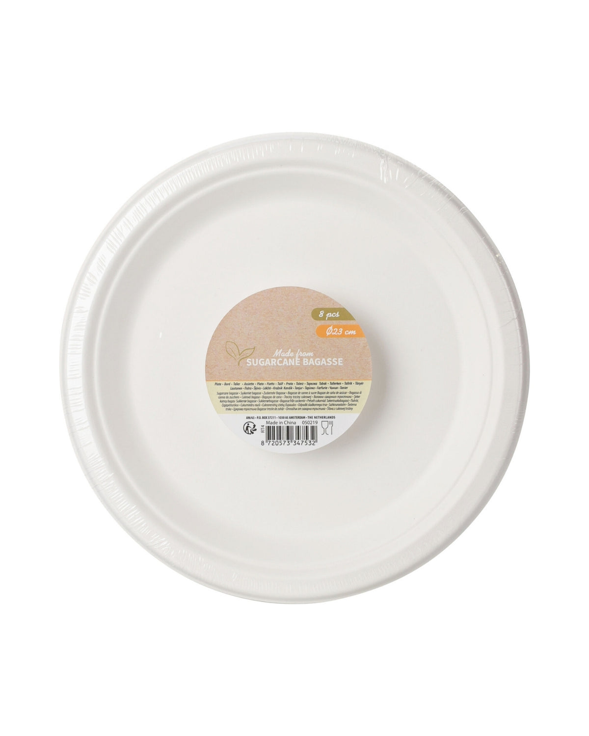 Disposable plates 8 pcs - 23cm