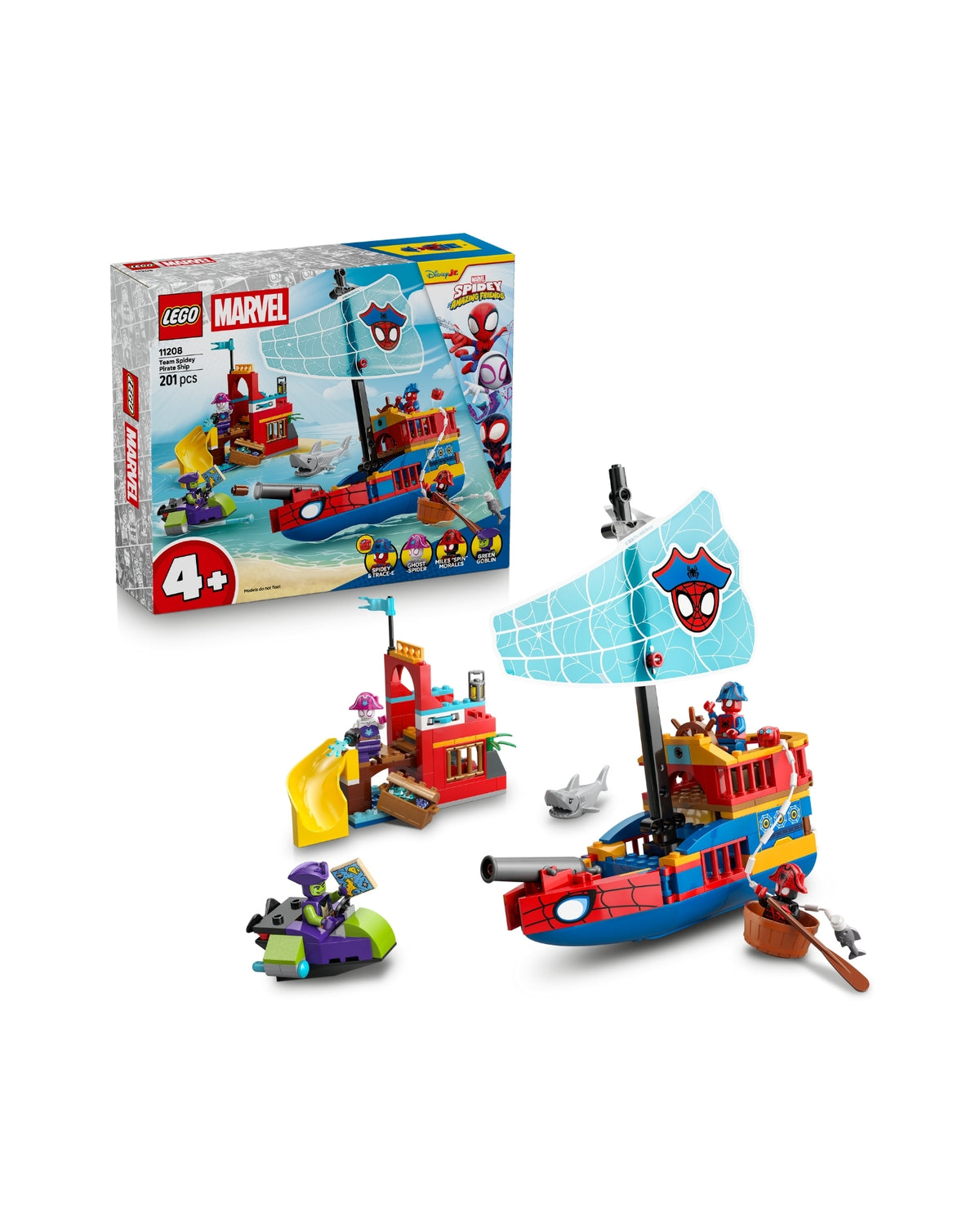 LEGO 11208 Team Spideys piratskib  -  LEGO Spidey 11208