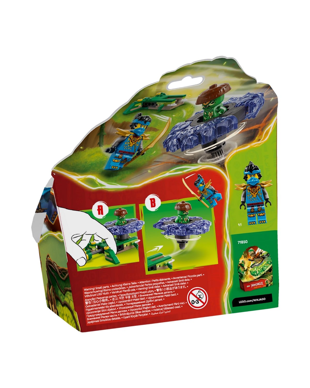 LEGO 71849 Nya mod mutationsmonster-spinner - LEGO Ninjago 71849