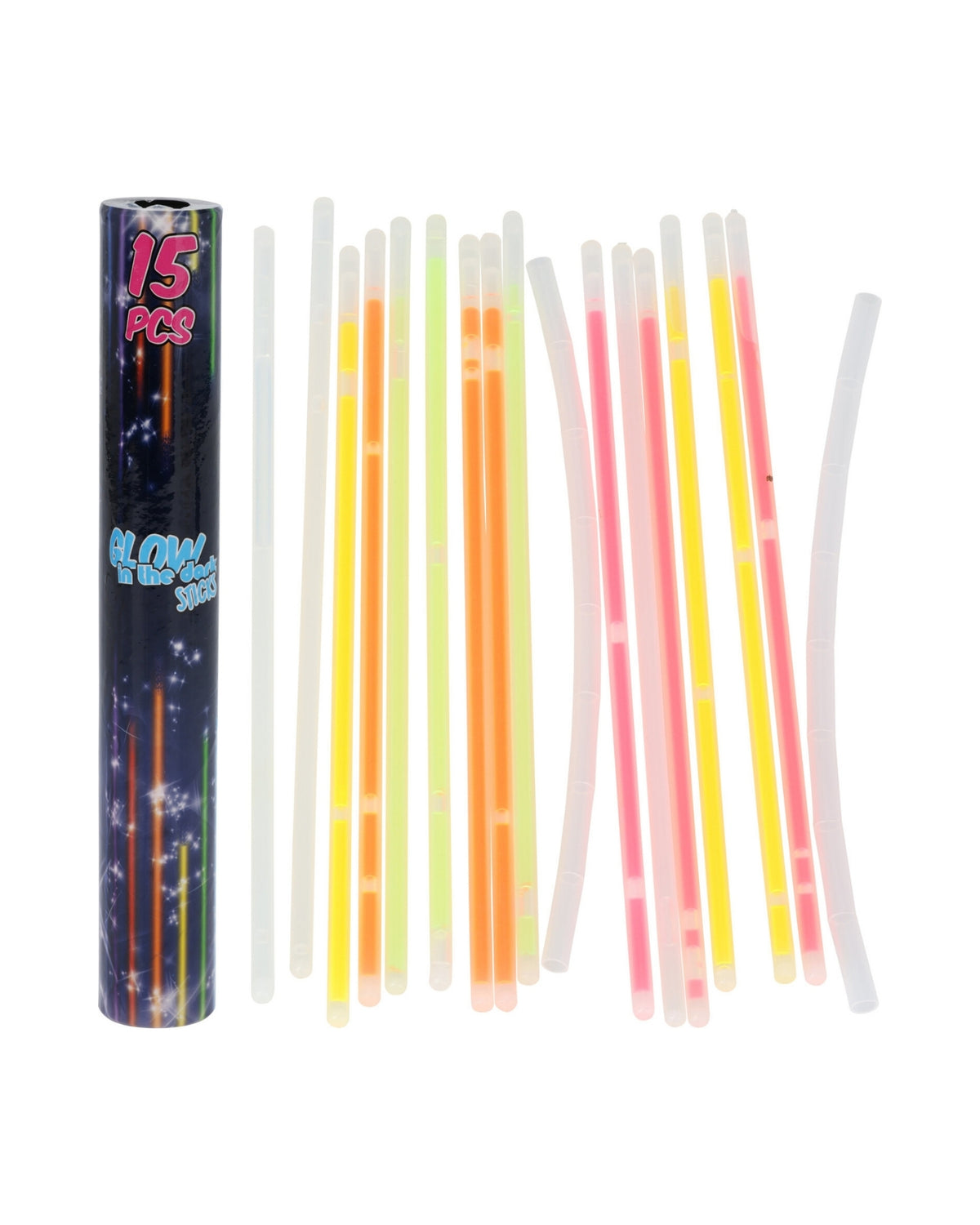 Glow in the dark Sticks 22cm 15stk