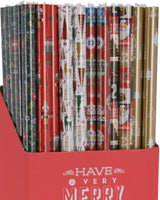 Gift wrapping paper with Christmas 70x200 cm 1 roll, 6 designs