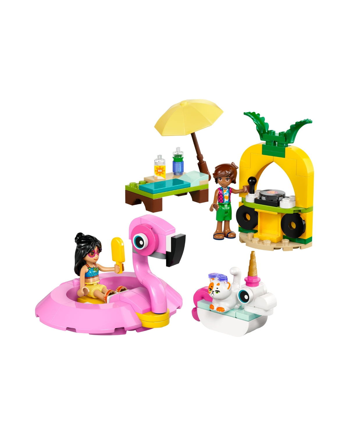 LEGO 42658 Poolparty med enhjørning og flamingo