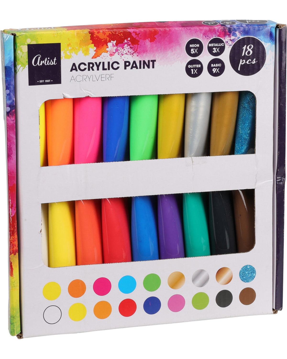 Acrylic paint 18x36 ml