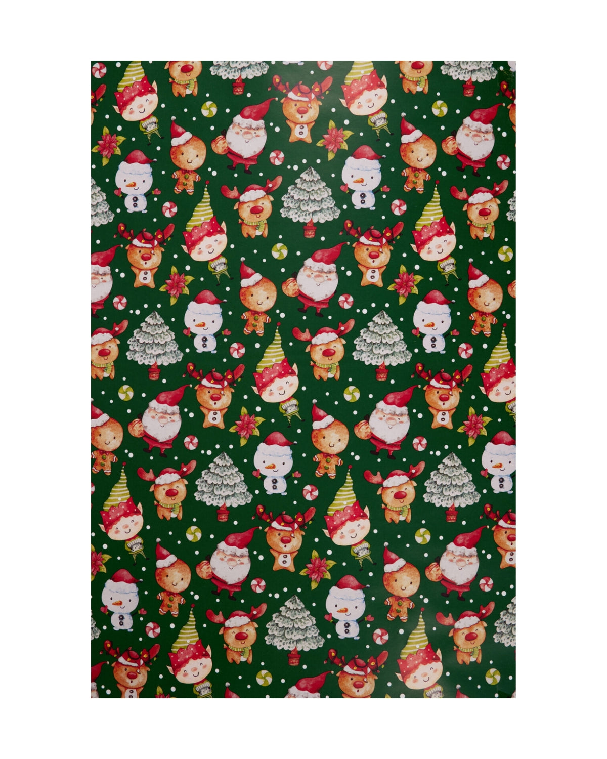 Gavepapir 100x500 cm - Julemotiv