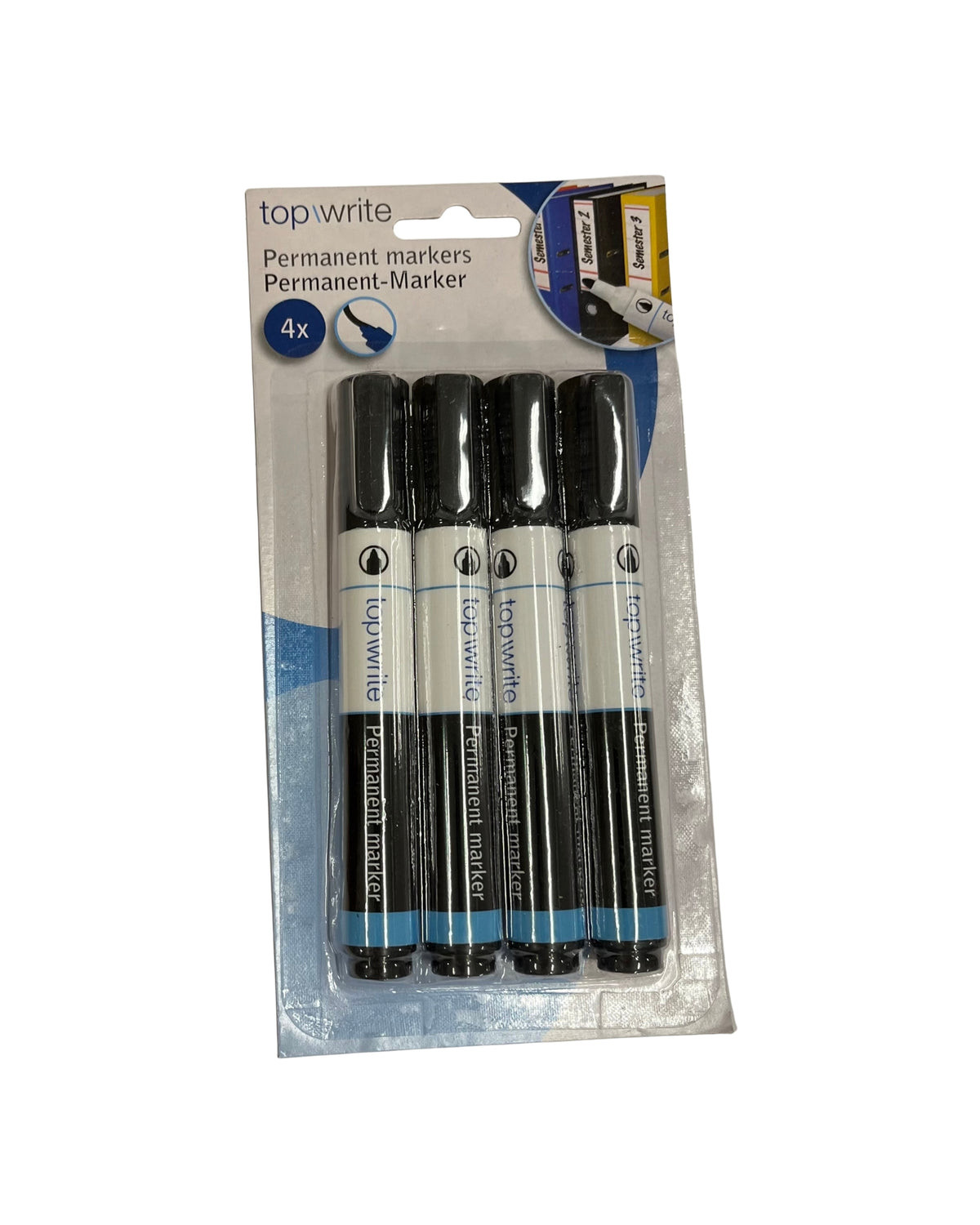 Tusser 4 stk sort - Topwrite