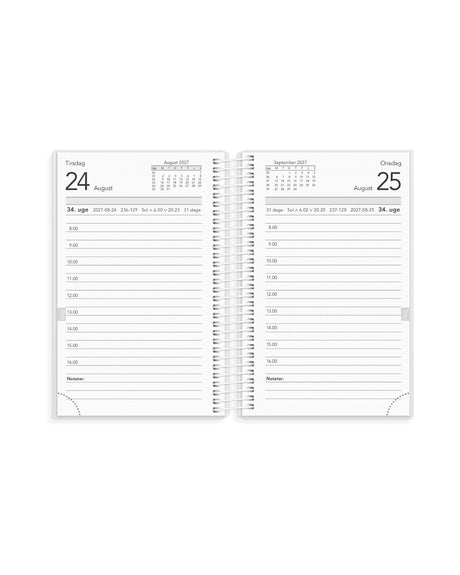 Basic Mini Dagkalender Pp-Plast 2027