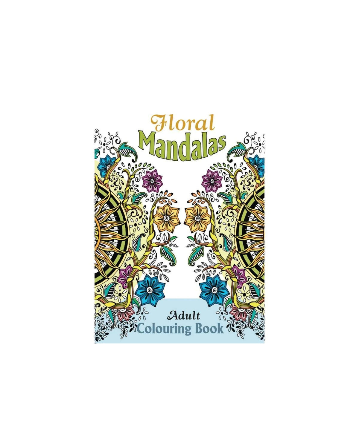 Malebog A4 Floral Mandalas 32 sider
