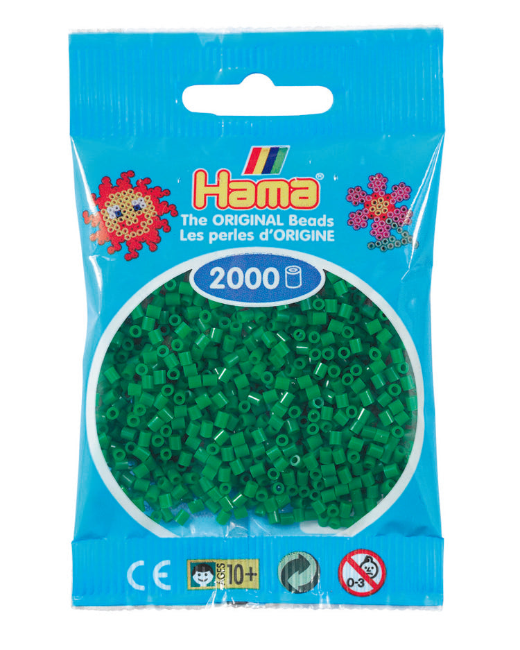Hama mini perler Grøn 501-10