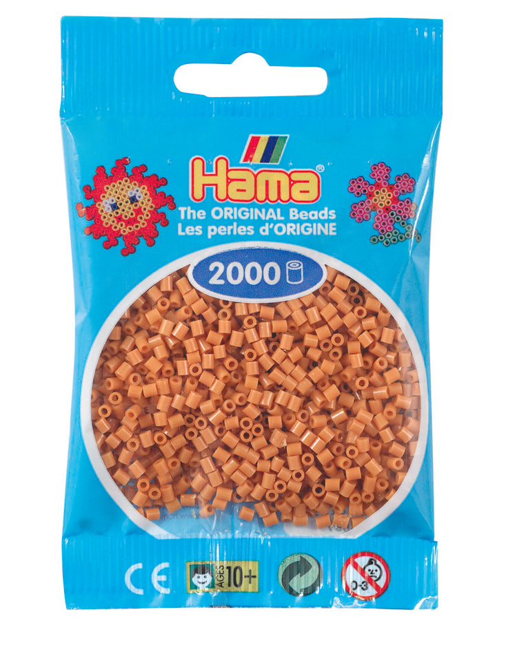 Hama mini perler Lysebrun 501-21