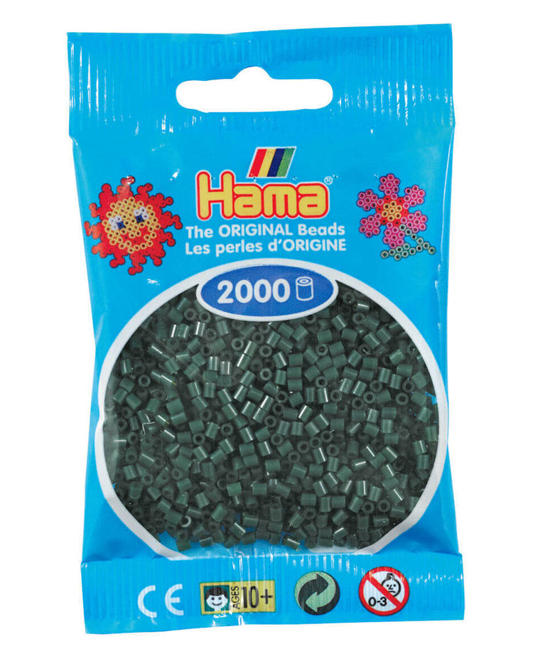 Hama mini perler Mørkegrøn 501-28