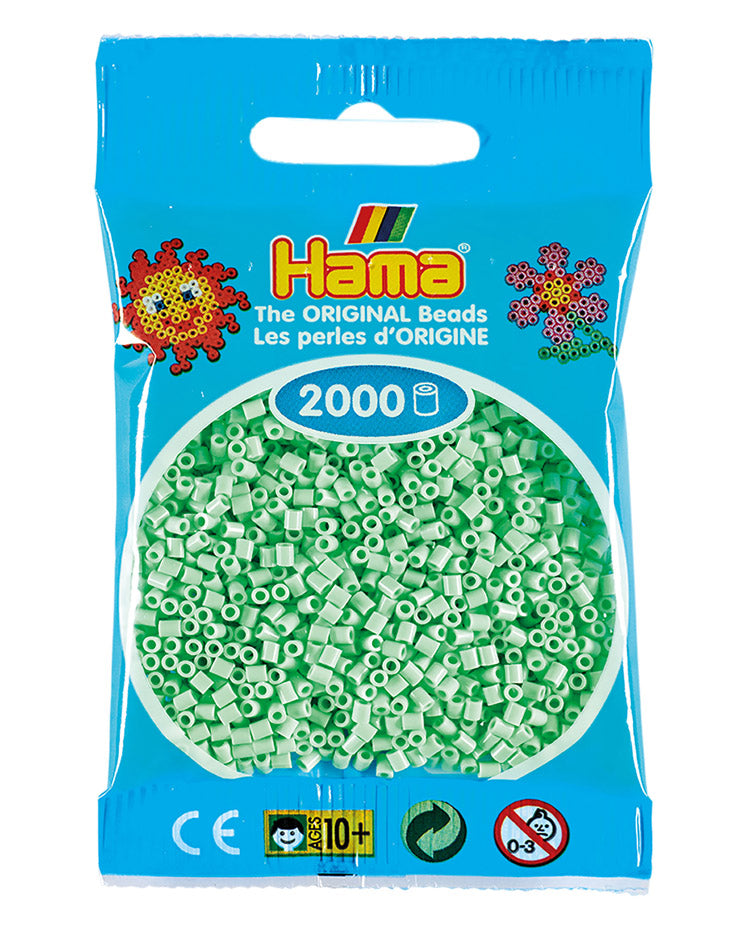 Hama mini perler Pastel mint 501-98