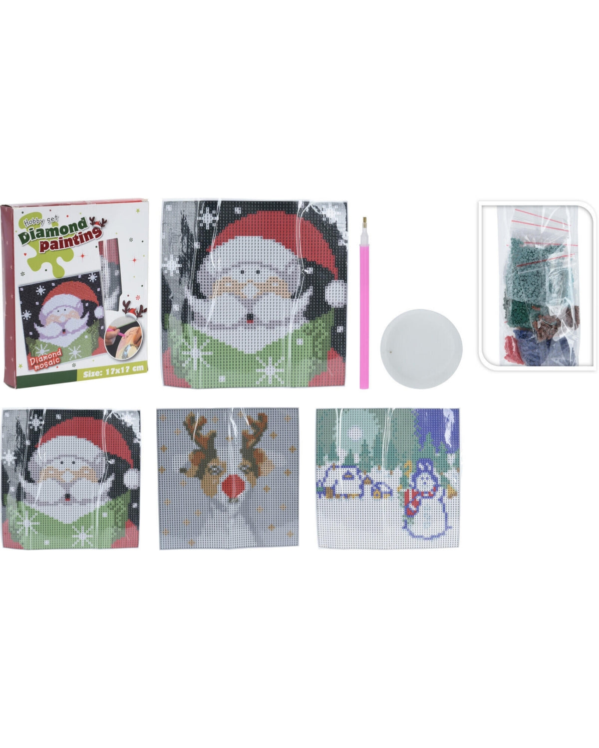 Diamond hobby set - Christmas design