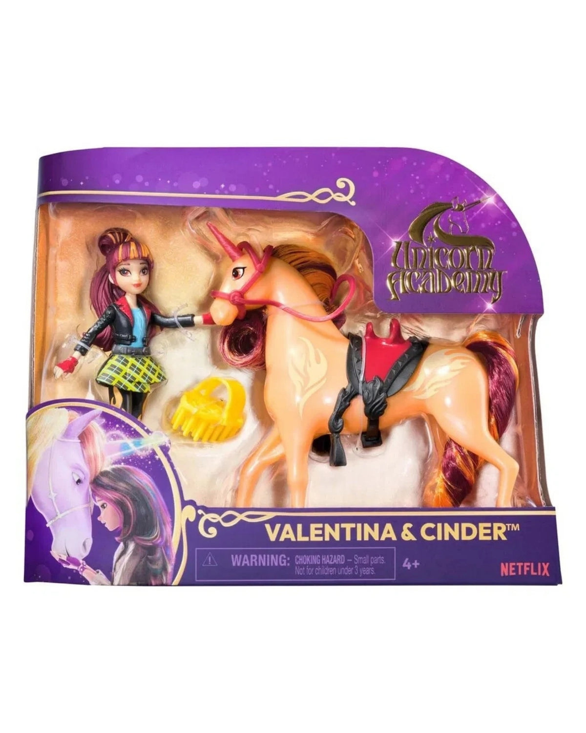 Unicorn Academy Doll & Unicorn- Valentina & Cinder
