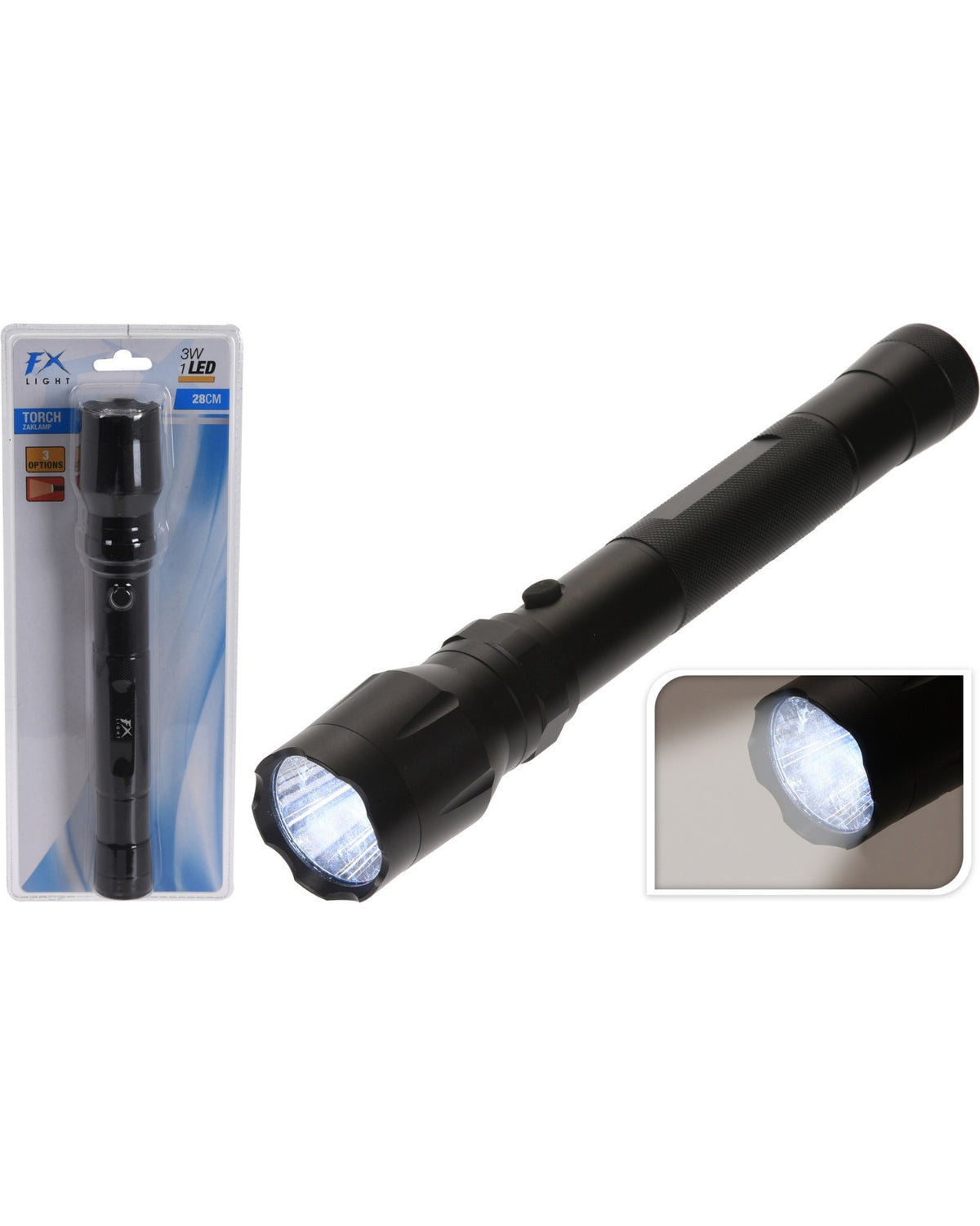 Lygte alu 285 mm