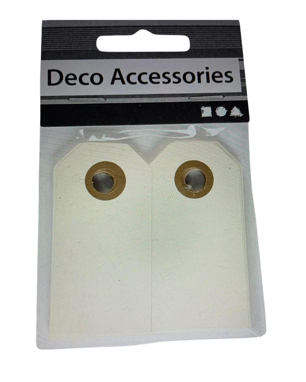 Manila labels size 3x6 cm. cream