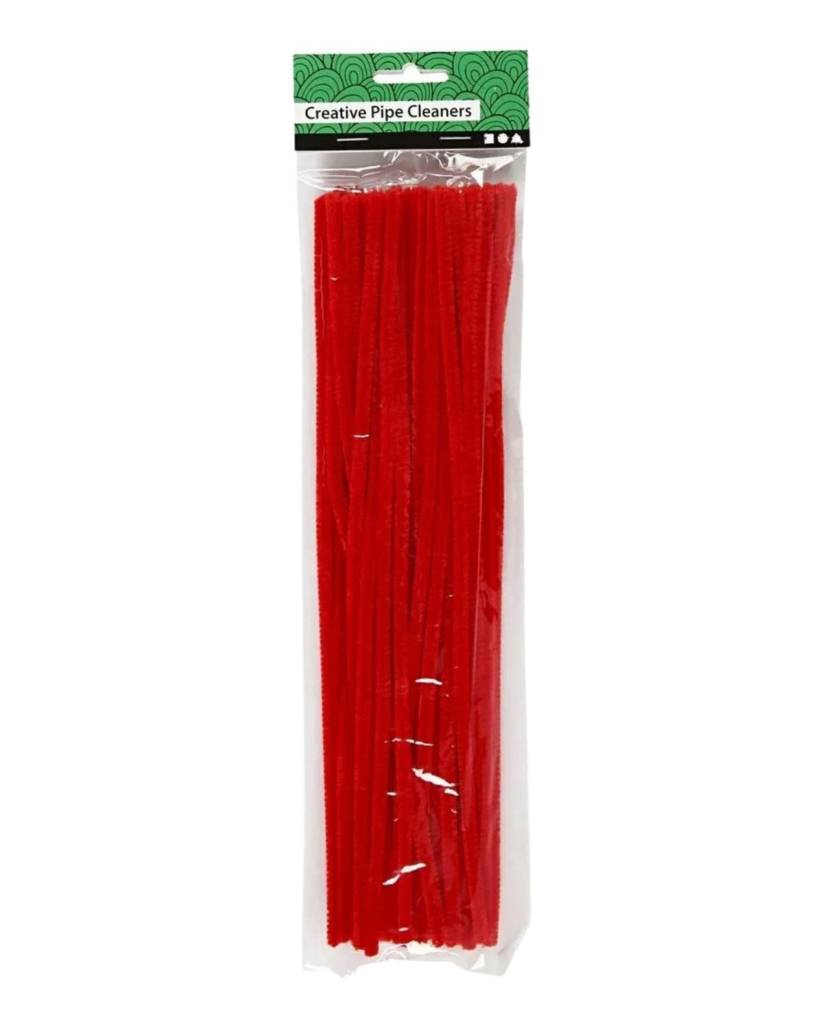 Pipe cleaner - Chenille 1 Pk., 50 pcs., L: 30 cm, 6 mm, Red