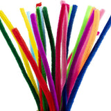 Chenille, L: 30 cm, thickness 9 mm, asstd. colors, 25 asstd./ 1 pk.