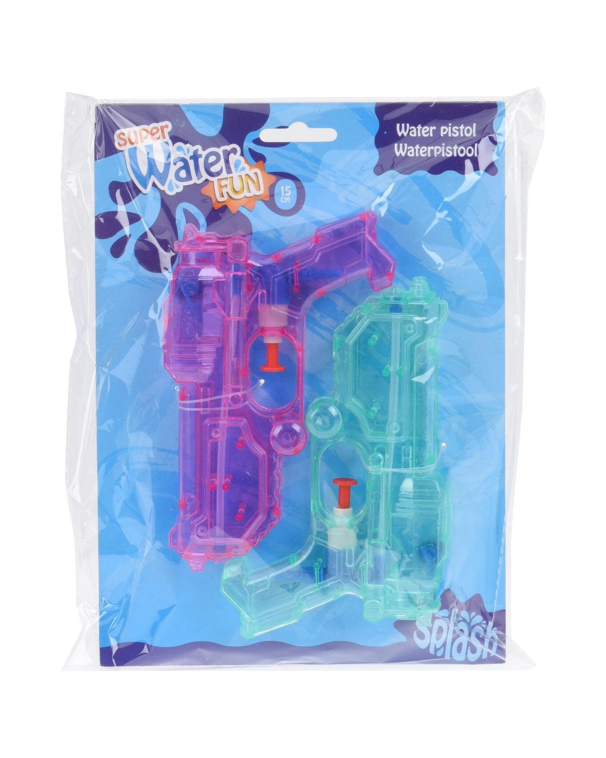 Water pistol 15 cm set of 2