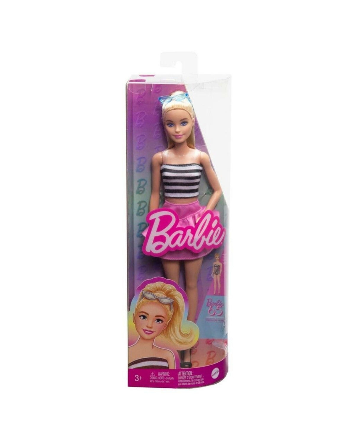 Barbie Fashionista Doll B&W Classic Dress