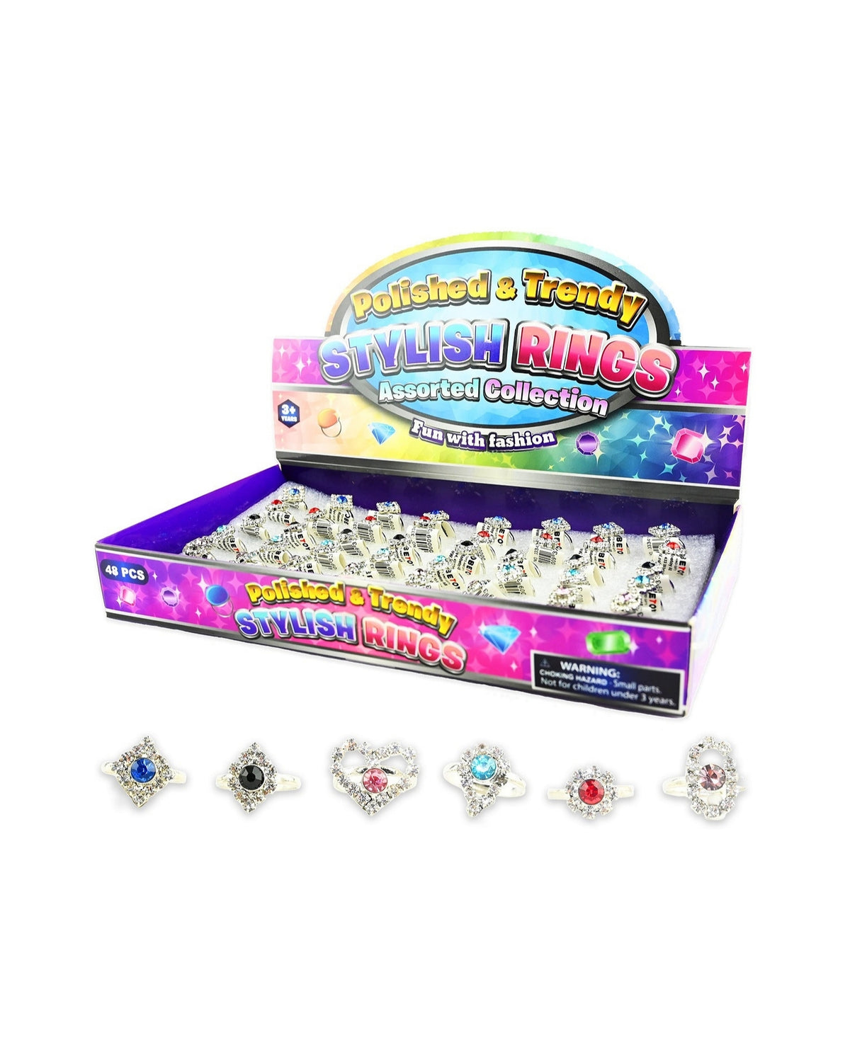 Fingerring med diamanter