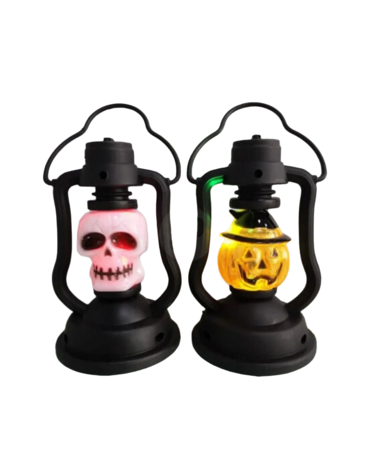 Lanterne med LED 1stk - Halloween