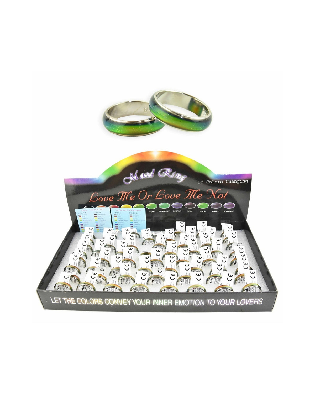 Fingerring der skifter farve