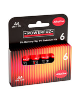 Alkaline AA-batterier – 6 stk.