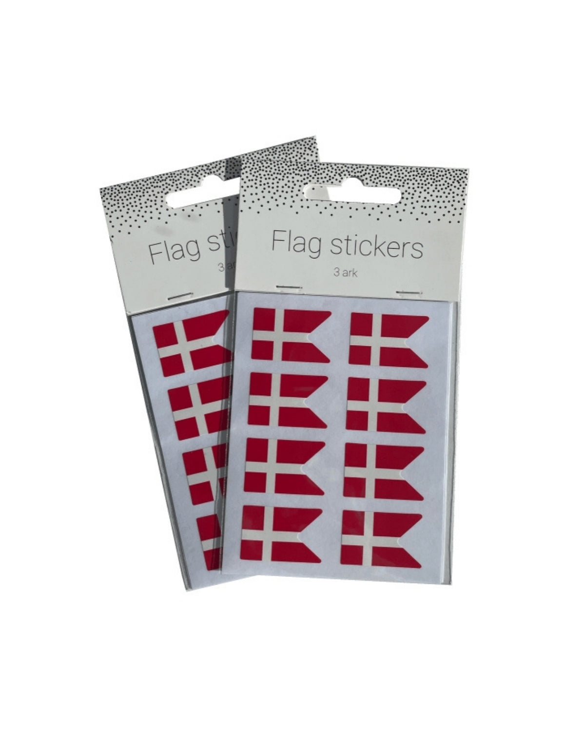 Wafers/Stickers with flags, 3 sheets - 24 pcs