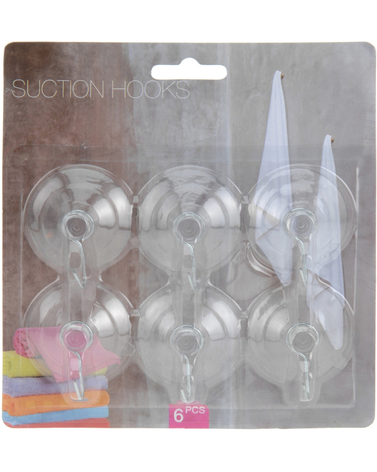 Suction hooks 6 pcs