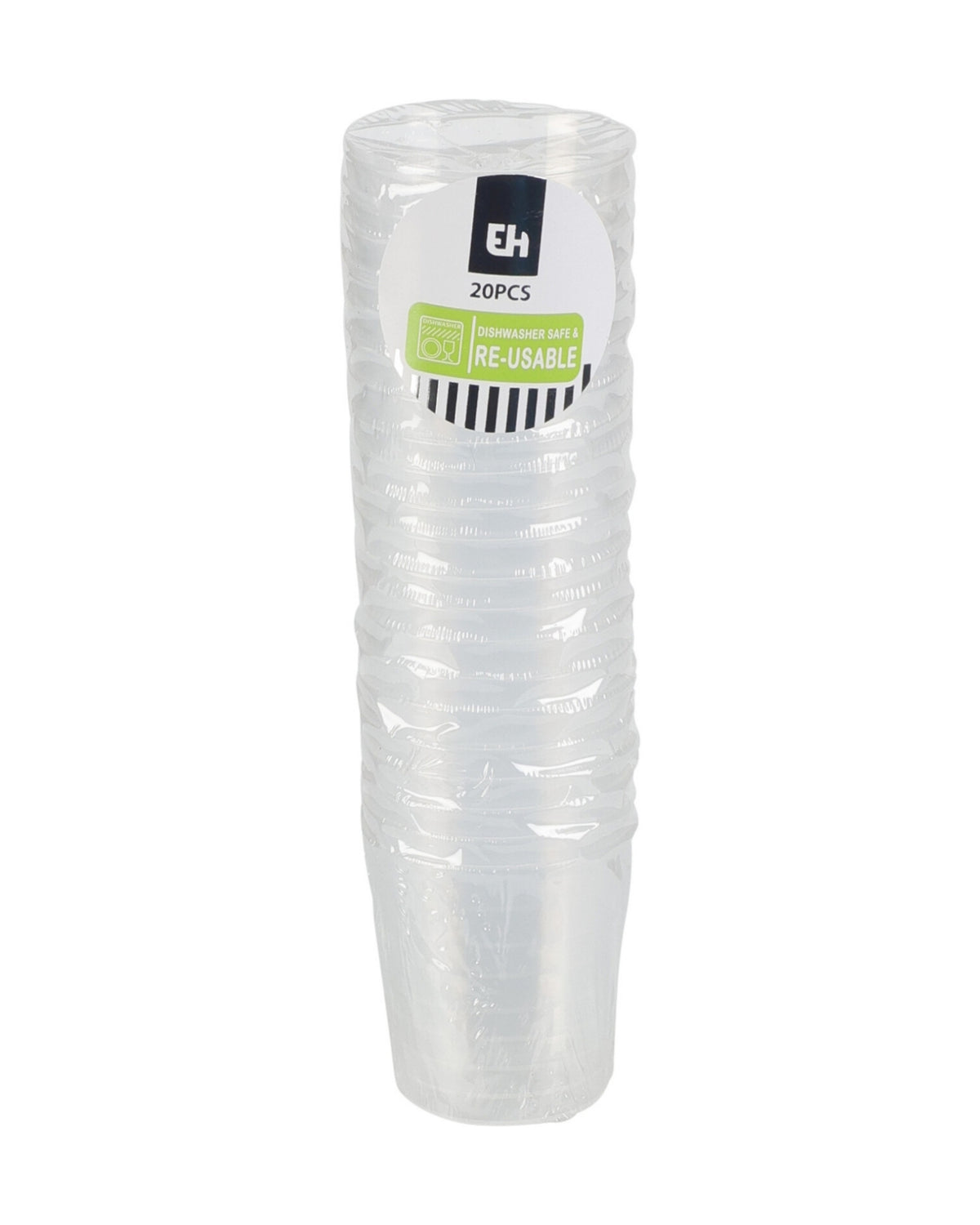 Shotglas i plast 30ml 20 stk