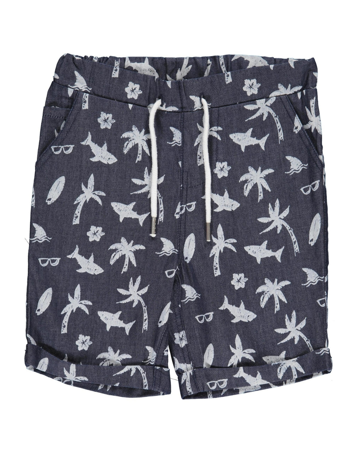 Blå bombibitt shorts - 60153-016